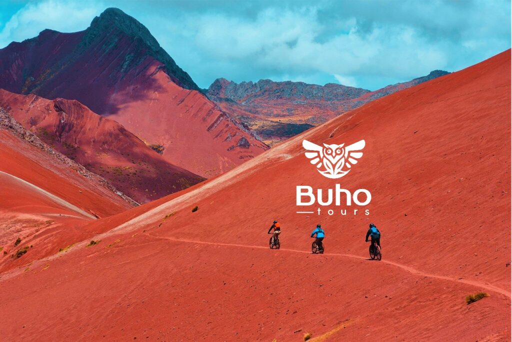 Red Valley and Rainbow mountain ebiking tour mtb
